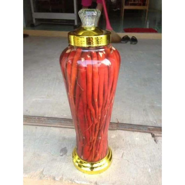 Bình ngâm sâm thuỷ tinh 3 lít - không van