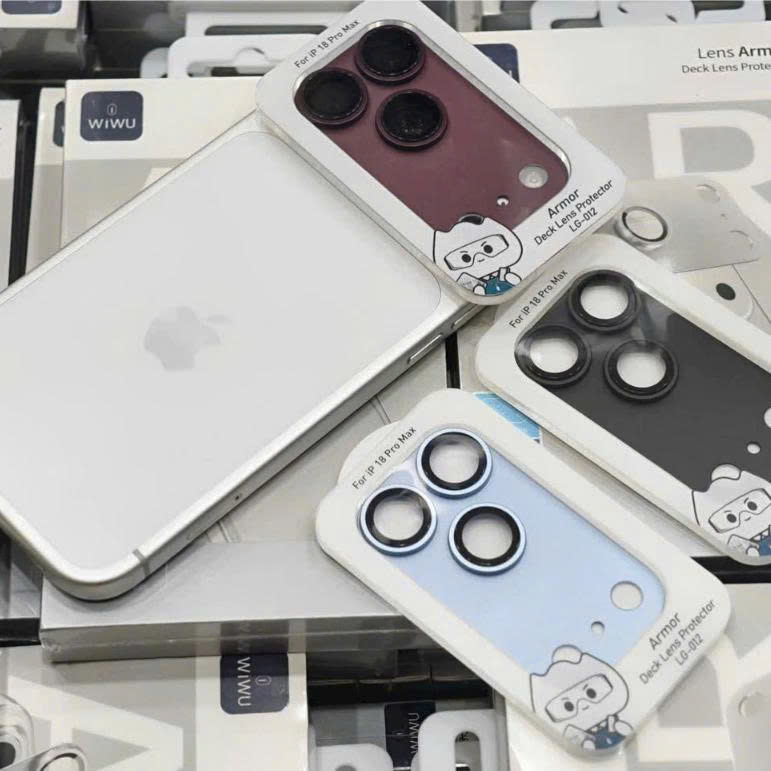 Dán Bảo Vệ Cụm Lens PVD 3D &amp; Lens AR Cho iPhone 18 Pro Max - Chống Va Đập - Chống Phản Quang - Hàng Nhập Khẩu