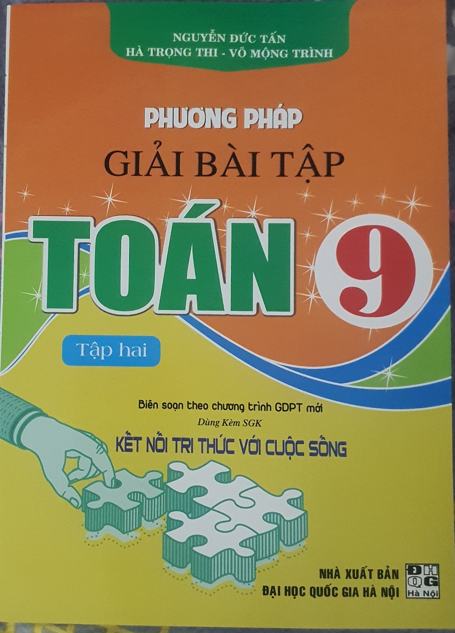 Sách -  Combo Phương pháp giải bài tập toán 9 tập 1 + 2  (dùng kèm sgk kết nối tri thức với cuộc sống) - HA