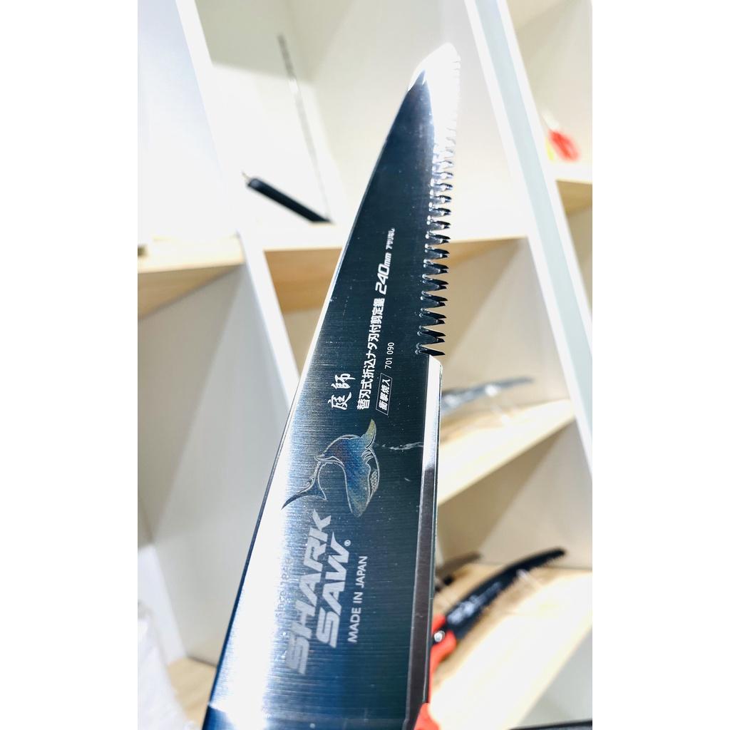 Cưa Cắt Cành - Gọt Vỏ Cây Lưỡi Thẳng Takagi Shark Saw NATA 240mm | 2 Chức Năng Cưa & Gọt Vỏ Cây | Thép SK-85, Phủ Lớp Chống Gỉ, Có Lưỡi Thay Thế Dự Phòng