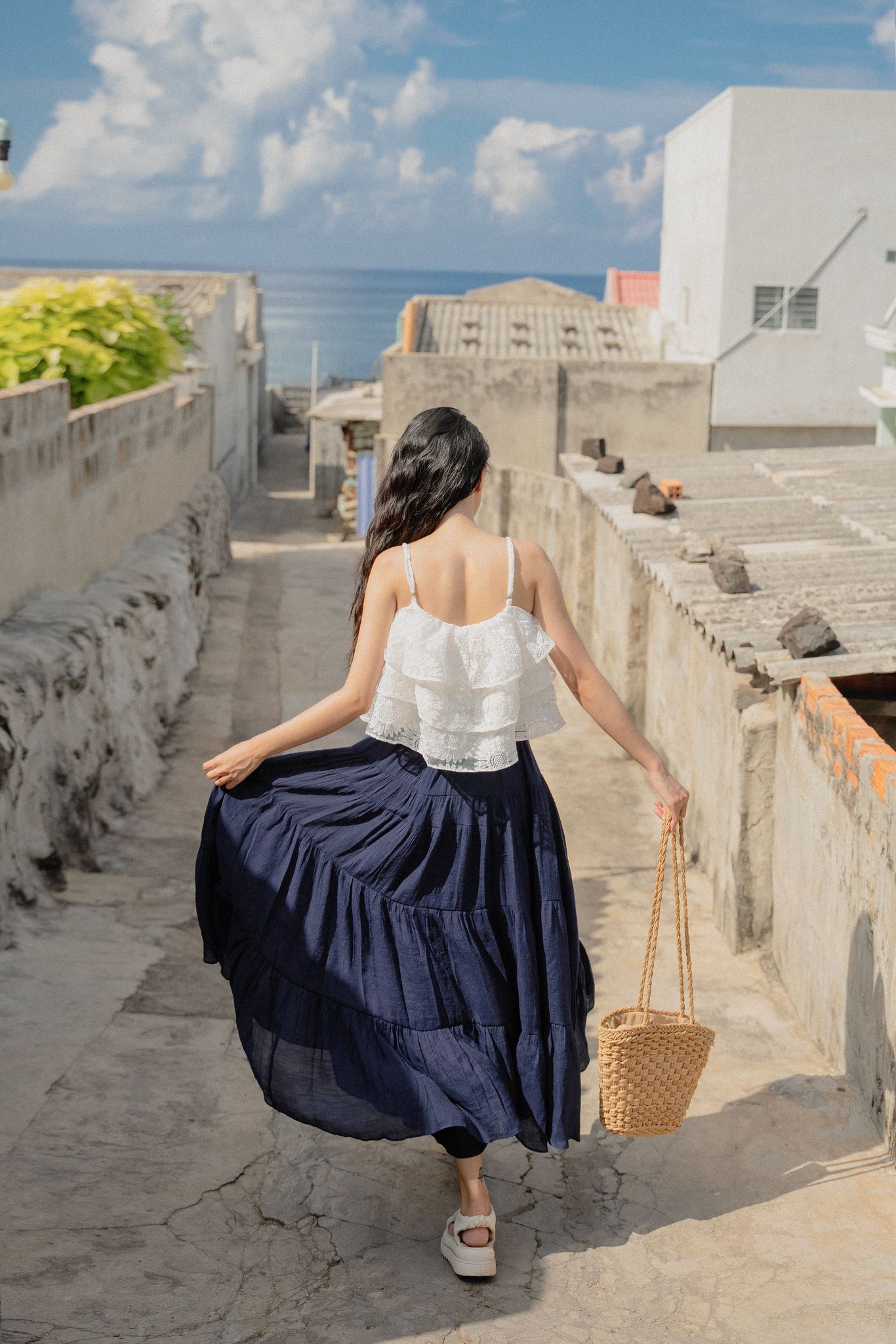 OLV - Chân váy Indigo Midi Skirt