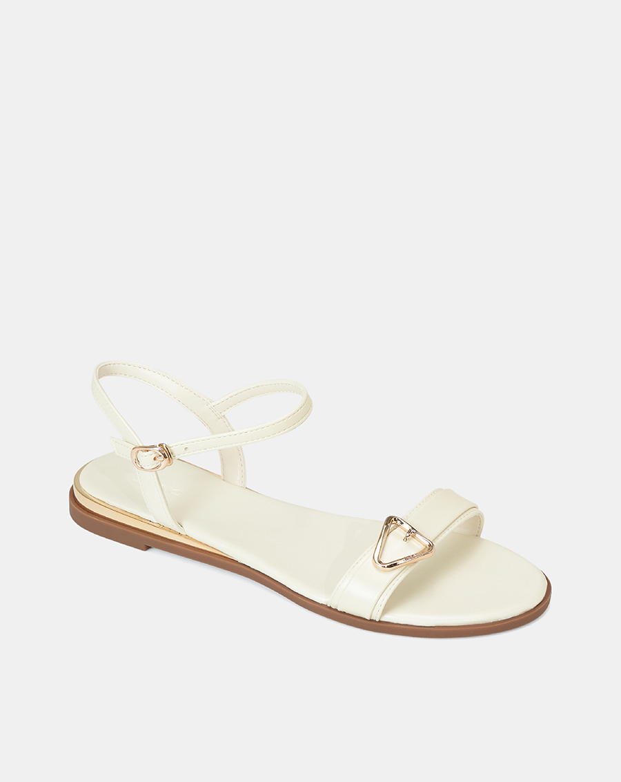 Giày Sandal Nữ 3cm Thời Trang JUNO Bệt Trang Trí Khoá SD03068