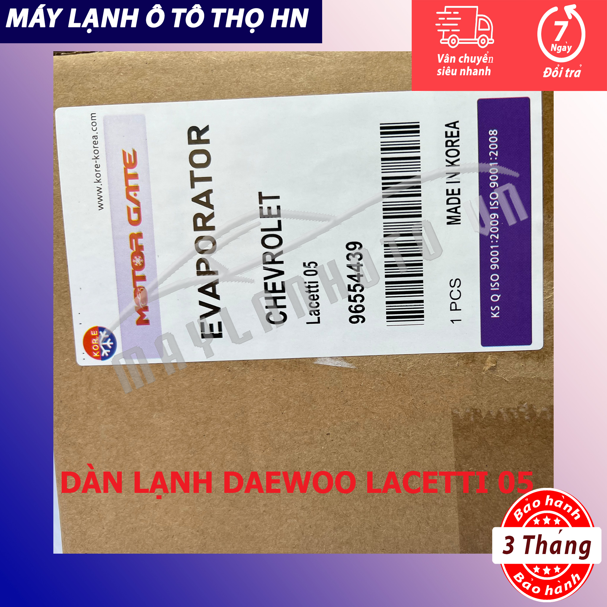 Dàn lạnh Daewoo Lacetti 2005 2006 2007 2008 2009 2010 hàng xịn Thái Lan / Hàn Quốc 05 06 07 08 09 10