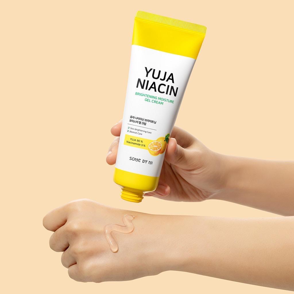 Kem Some By Mi Yuja Niacin Brightening Moisture Gel Cream MINI SIZE 30ml + Tặng kèm 1 băng đô tai mèo