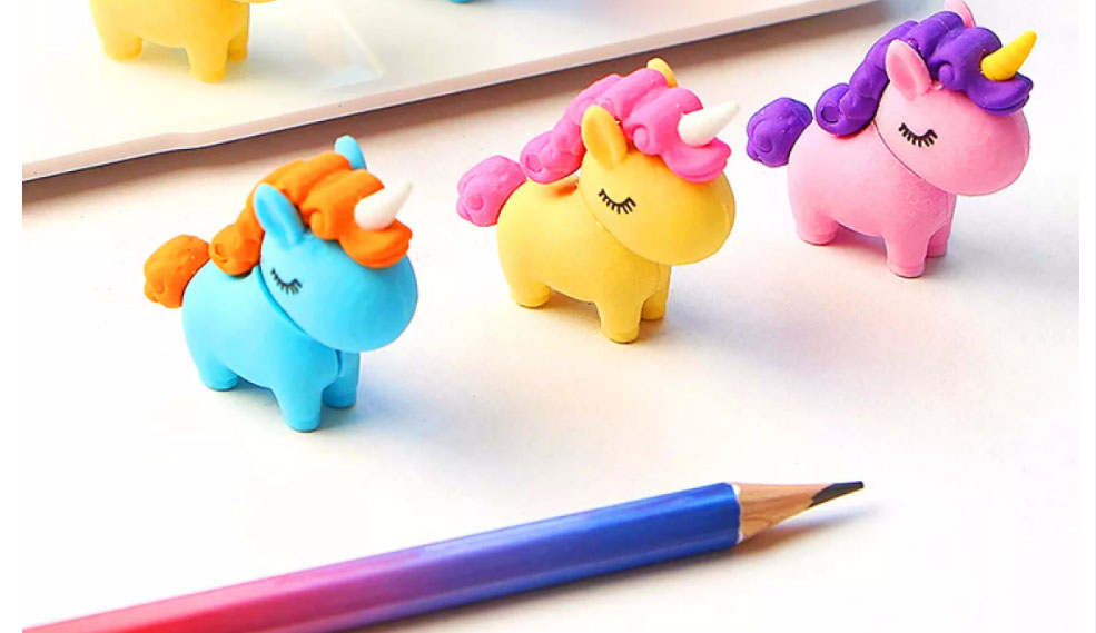 Gôm tẩy hình ngựa Pony siêu đáng yêu/Gôm tháo rời cho bé sáng tạo