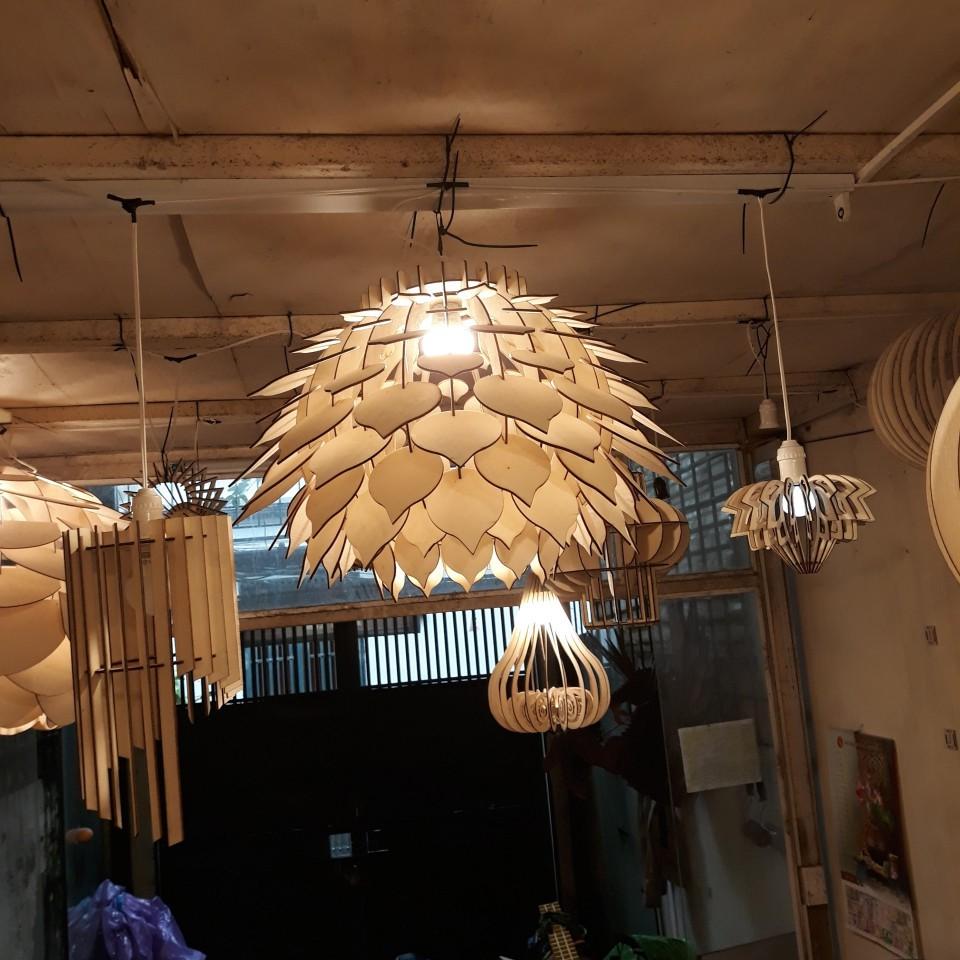 Đèn gỗ trang trí AKZ-DG038