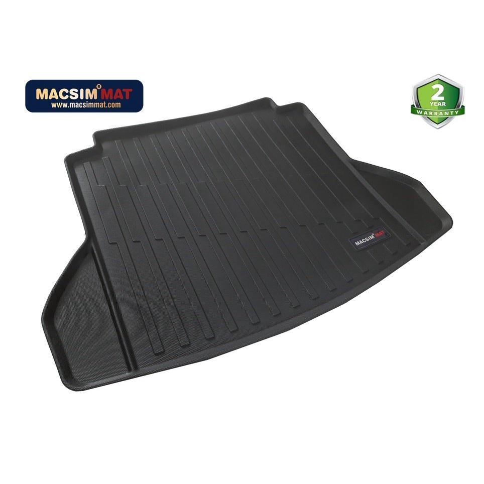 Thảm lót cốp xe ô tô Elantra 2018 -đến nay nhãn hiệu Macsim chất liệu TPV cao cấp màu đen hàng loại 2