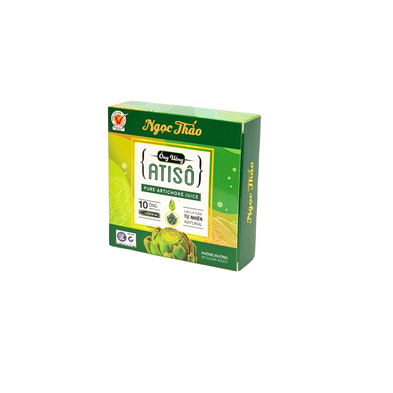 Hộp Cao Atiso uống liền Ngọc Thảo | 10 ống 10ml