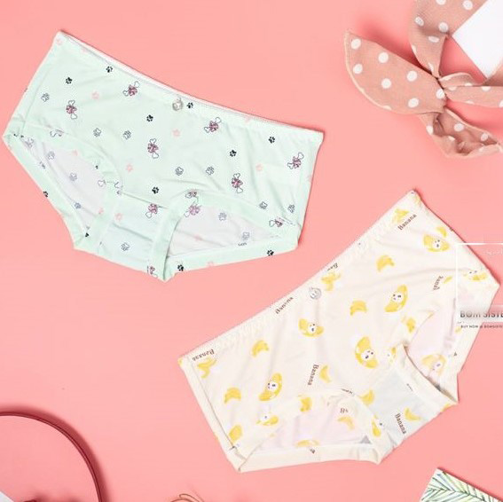 Bộ 10 Quần Lót Nữ Su Họa Tiết - Chất Vải Mềm Mịn Dịu Nhẹ Cho Da
