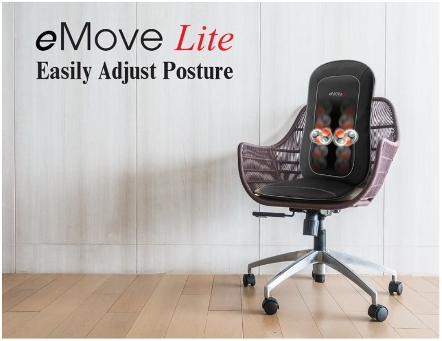 Đệm massage OKIA eMove Lite KWH948 - Mát Xa Vai Gáy, Lưng, Mông, Đả Thông Khí Huyết, Giảm Căng Thẳng