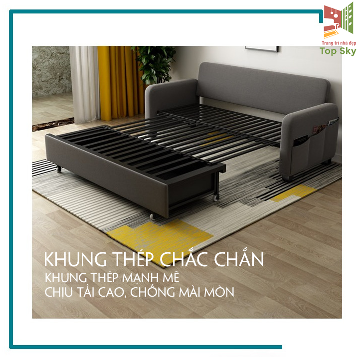 Ghế Sofa Giường. Giường Sofa Đa Năng Có Ngăn Chứa Đồ. KT 1m6 x 1m92.