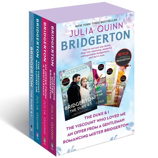 Bridgerton Boxed Set 1-4: The Duke And I/ The Viscount Who Loved Me/ An Offer From A Gentleman/ Romancing Mister Bridgerton