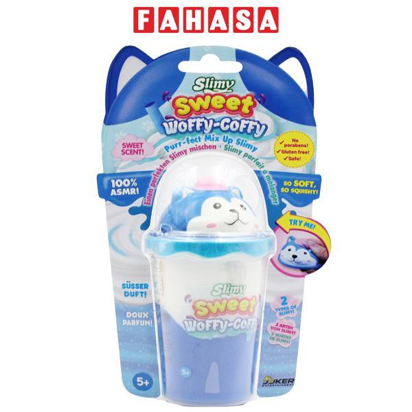 Slimy Cà Phê Woffy - Coffy Với Squishy Dẻo Mới Lạ - Slimy 33529/BL - Màu Xanh Dương