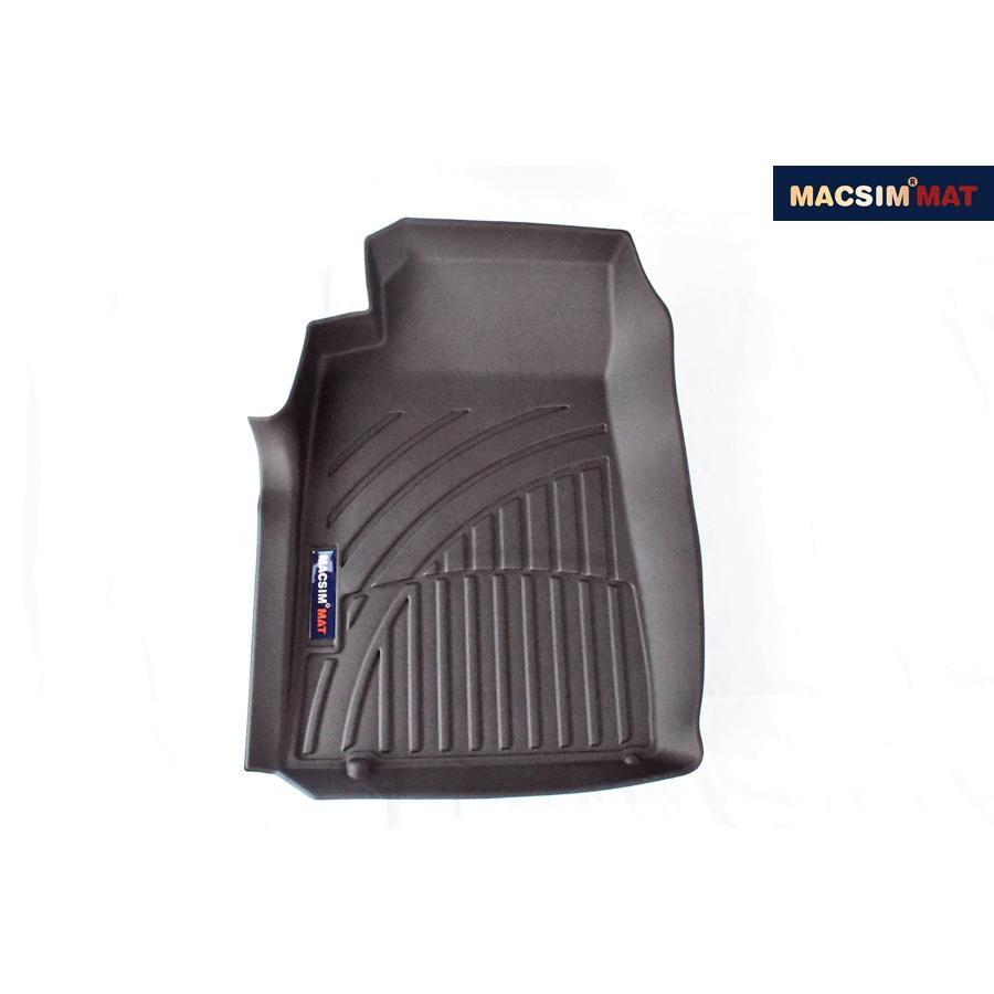 Thảm lót sàn xe ô tô Isuzu D-max 2015- 2020 Nhãn hiệu Macsim chất liệu nhựa TPV cao cấp màu đen