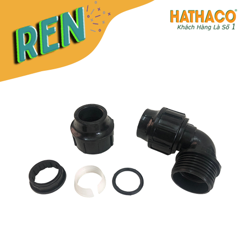 Combo 2 Cút Đều 40 HATHACO (Co 90 Độ) Dùng Cho Ống HDPE