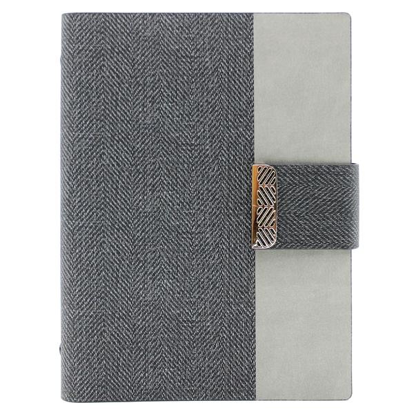 Sổ Bìa Da Kẻ Ngang The Sun SC 06-21 - Màu Xám