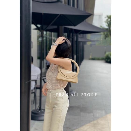 Áo len sát nách lưới ô chữ X quảng châu