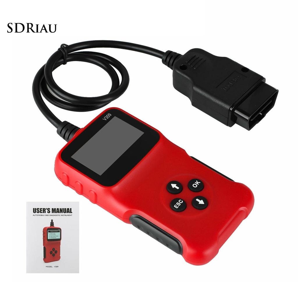 Thiết Bị Chẩn Đoán Lỗi Obdii Màu Đỏ Chống Mài Mòn Thông Dụng Cho Xe Hơi