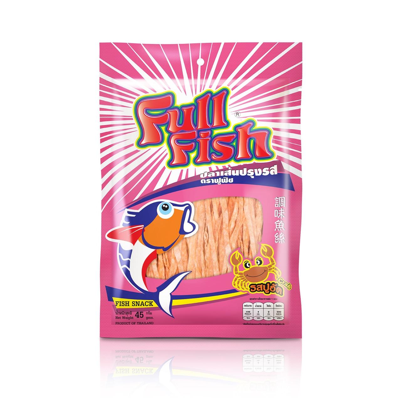 6 gói Snack cá Full Fish vị cua - 45g