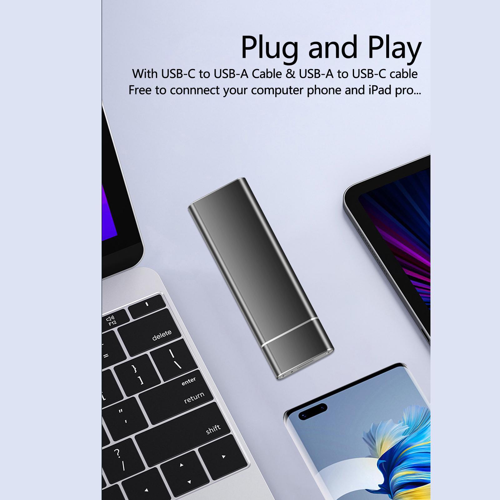 USB3.1 Type-C M.2 NVMe Enclosure, PCIe/ NGFF SATA Box, External Drive Case for 2230/2242/2260/2280