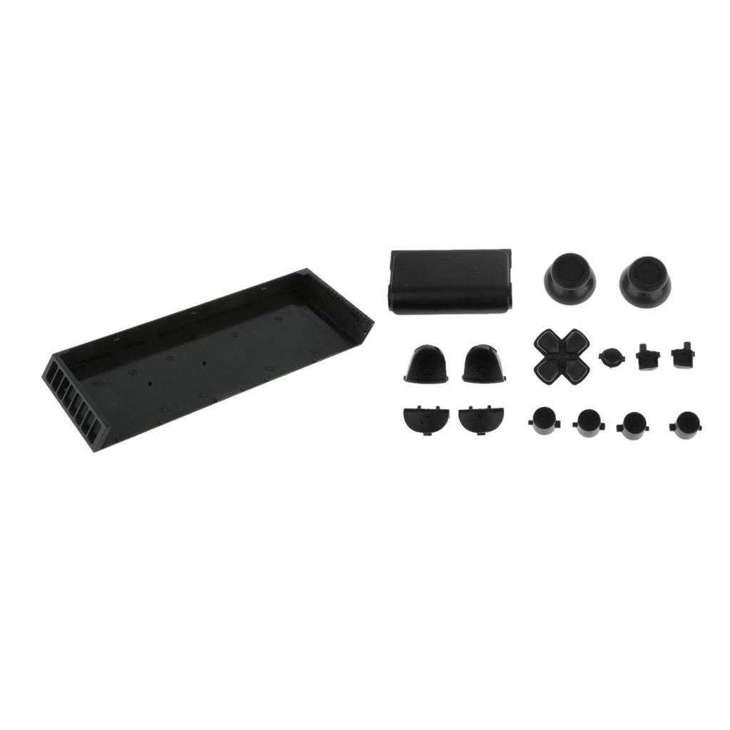 L2 R2 L1 R1 Thumbstick Cap Button Mod Set +HDD Case for Sony PS4 Controller