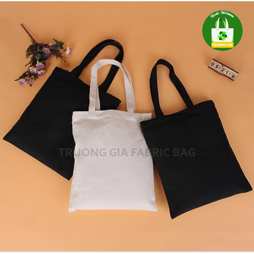 Túi vải mẫu in Hoa không khóa kéo 31*36 Trương Gia Túi Vải - Túi Canvas