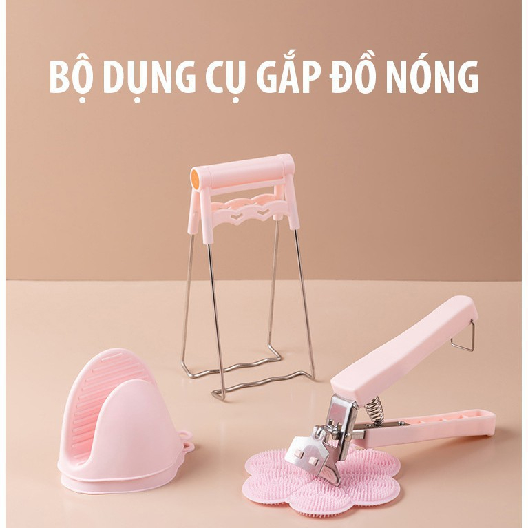 Bộ dụng cụ gắp đồ nóng 6 món