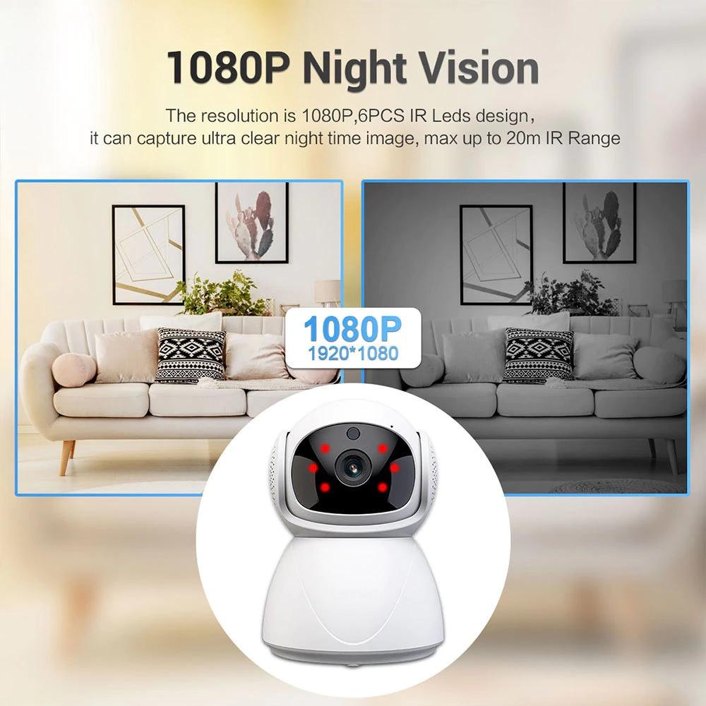 Xả kho Camera Giám Sát không dây 2.4G 5G WiFi Full HD 1080P Tự động theo dõi
