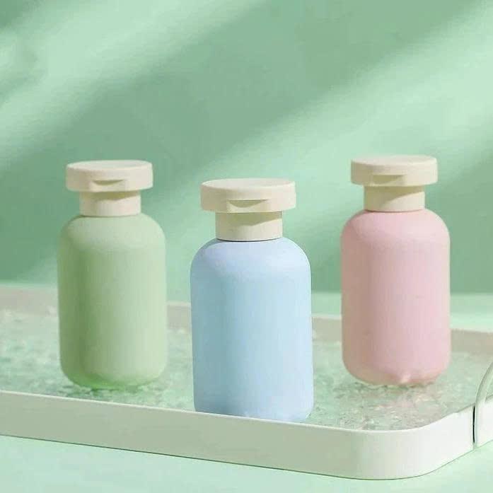 Bộ Chiết Mỹ Phẩm Du Lịch 3 Chai 100ml Kèm Túi PVC | Gọn Gàng Cho Cả Gia Đình