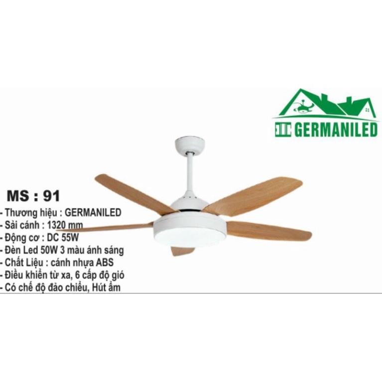 BH 5 năm quạt trần trên nhà đèn hiện đại, nguyên nhân DC lõi đồng phối hợp LED 3 màu AS, đảo chiều hút ẩm, ĐK không chạ