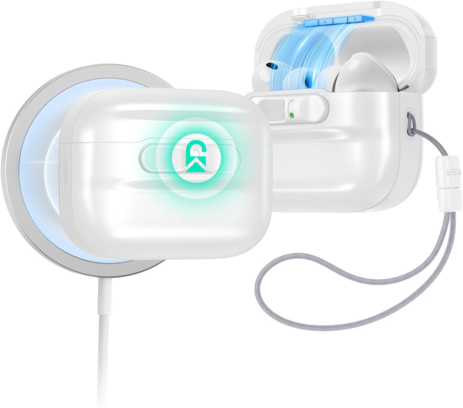 Bao Case ESR Pulse FlickLock Magnetic Case cho AirPods Pro 3 - Hàng Chính Hãng