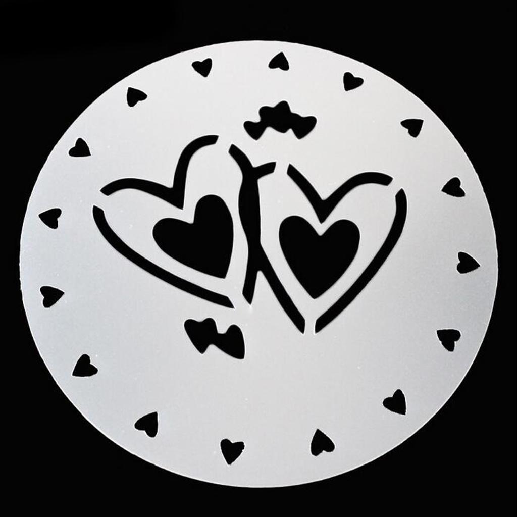 4 Pcs Variety Cake Cupcake Template Stencil Mold Birthday Spiral Decoration