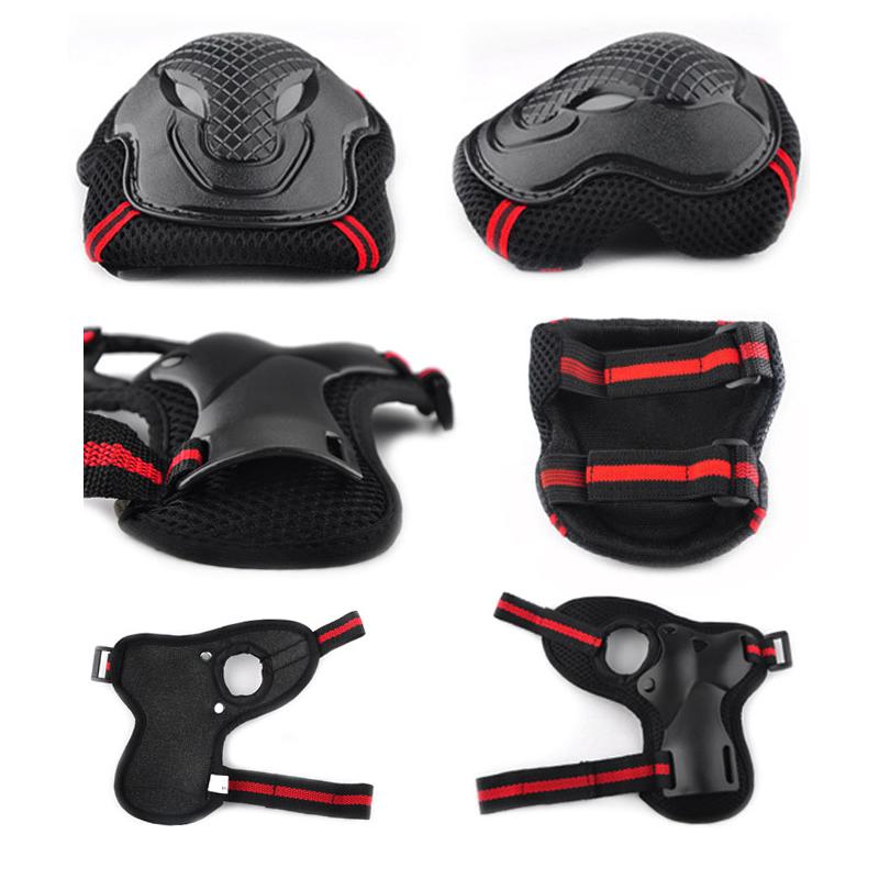 Skateboard Ice Con lăn trượt băng bảo vệ khuỷu tay Hip Pads Bảo vệ an toàn Người bảo vệ đạp xe đạp Người bảo vệ mũ bảo hiểm cho trẻ em người lớn Color: Red Pads Size: L