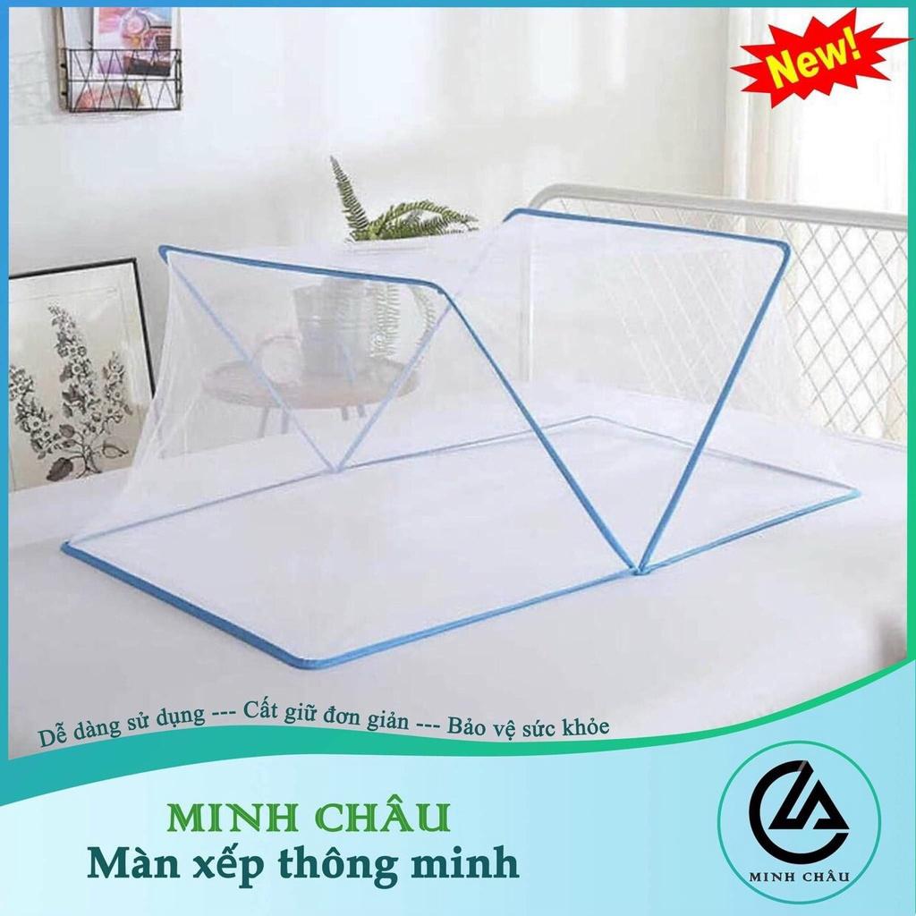 Màn mùng xếp chống muỗi thông minh gấp gọn Minh Châu