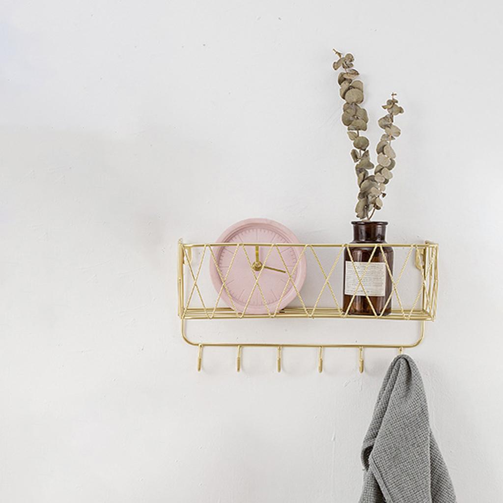 2 Pcs Key Rack Mail Holder Organizer Entryway Coat Hook Storage Basket