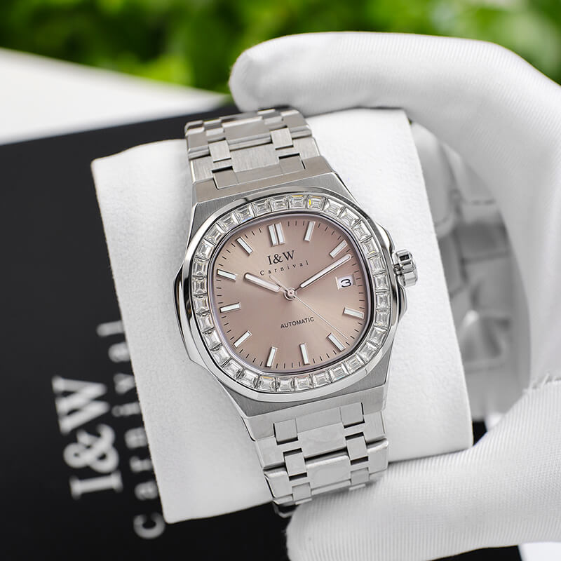 Đồng hồ nam chính hãng IW CARNIVAL IW750G-3 Kính sapphire ,chống xước,Chống nước ,Bảo hành 24 tháng,Máy cơ