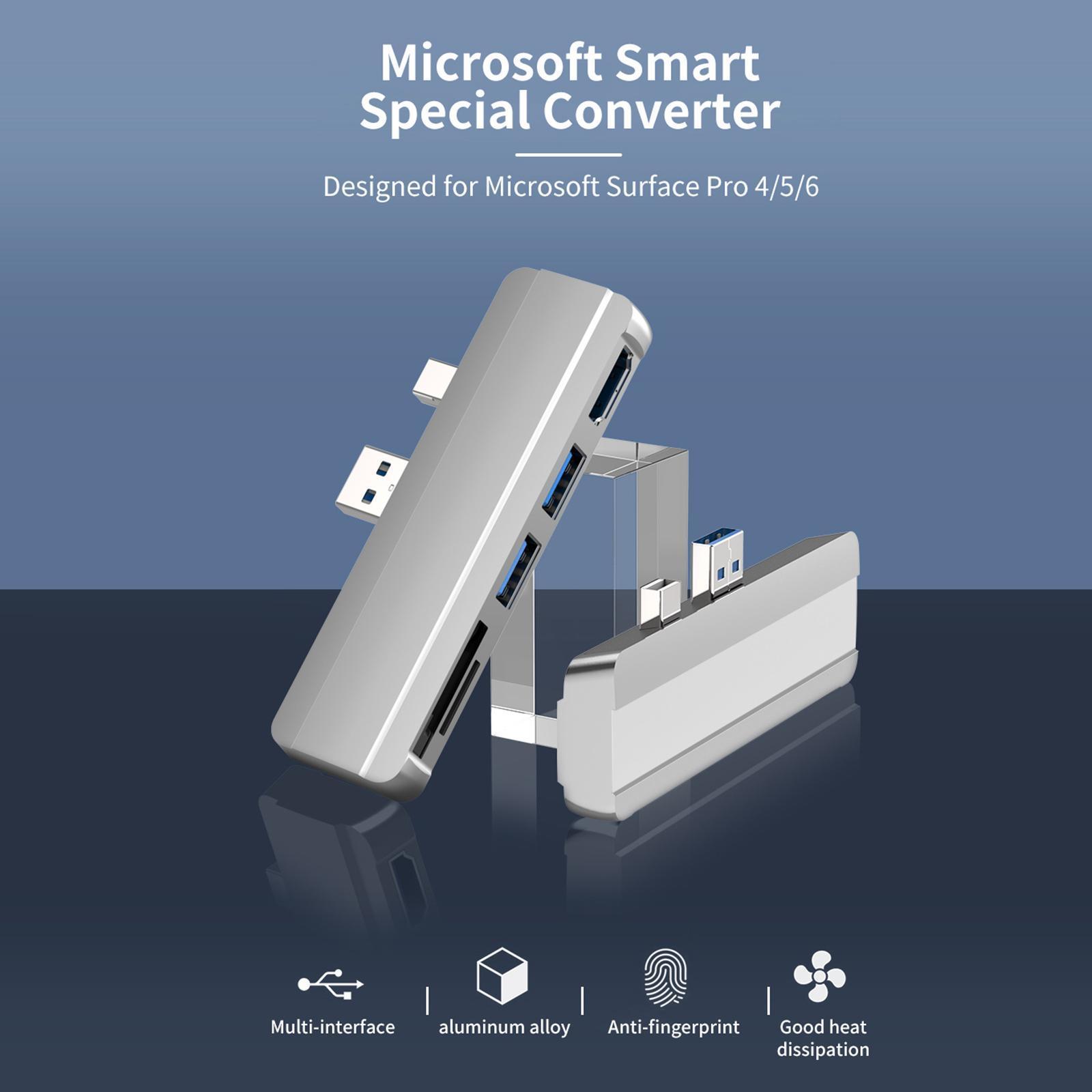 USB .0 Docking Station Splitter for Surface  5 6 Hot Swappin