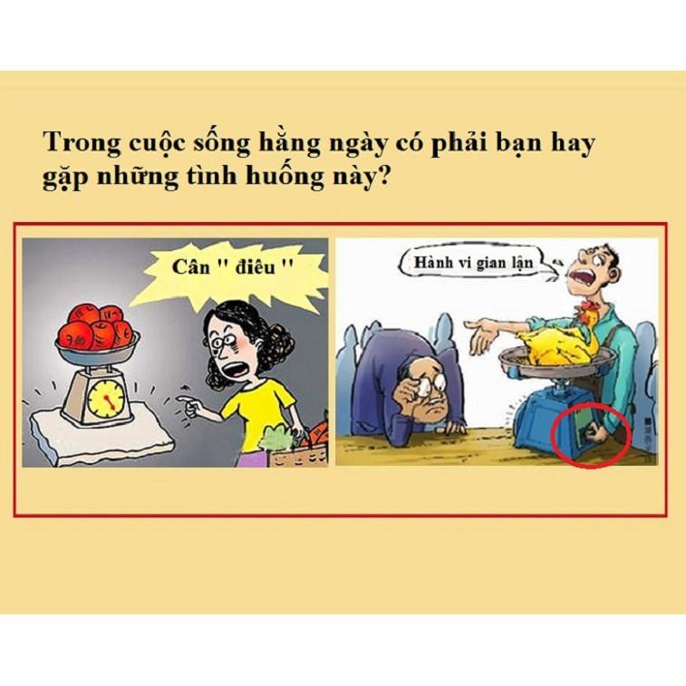 Cân Điện Tử 40kg ( CÓ THỂ DÙNG TRONG NHÀ BẾP, ĐI CHỢ )