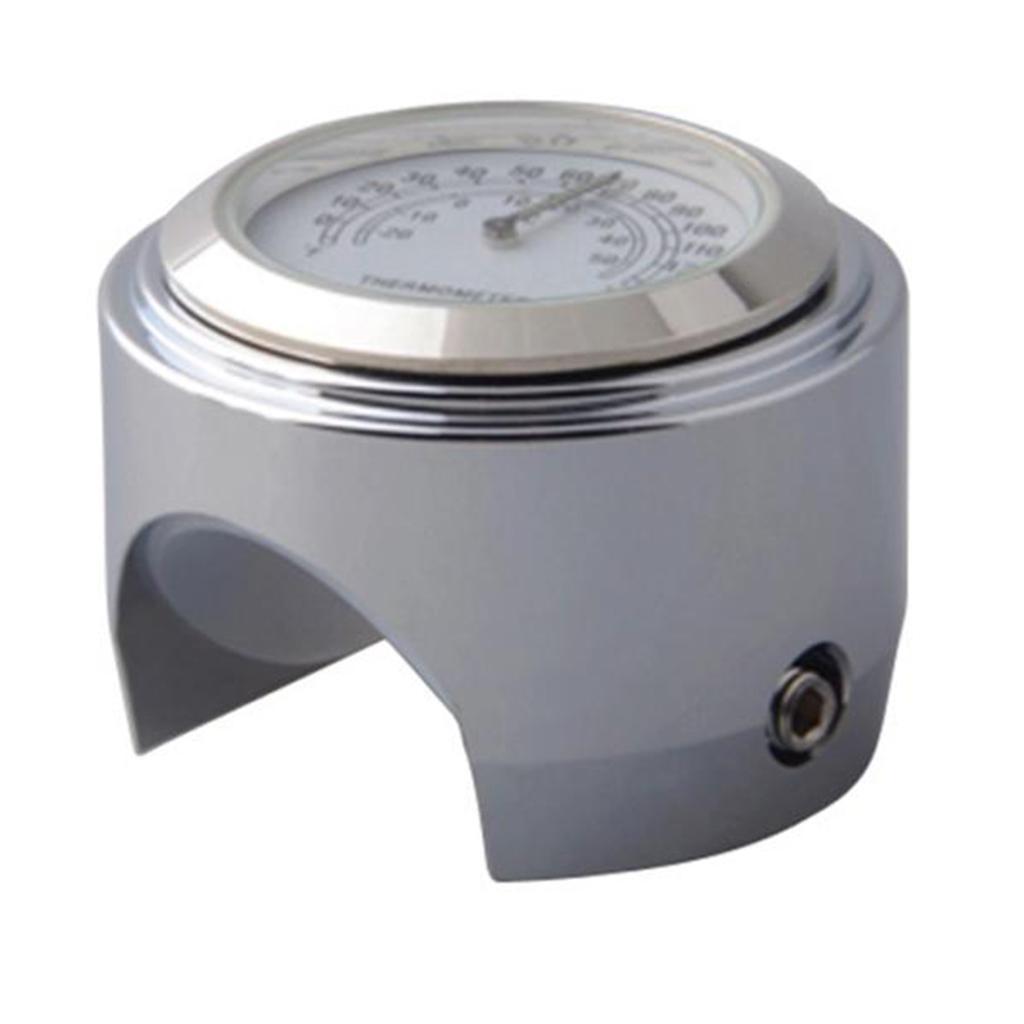 2pcs/set Motorcycle 7/8" 1" Handlebar  Clock & Temp  Kit