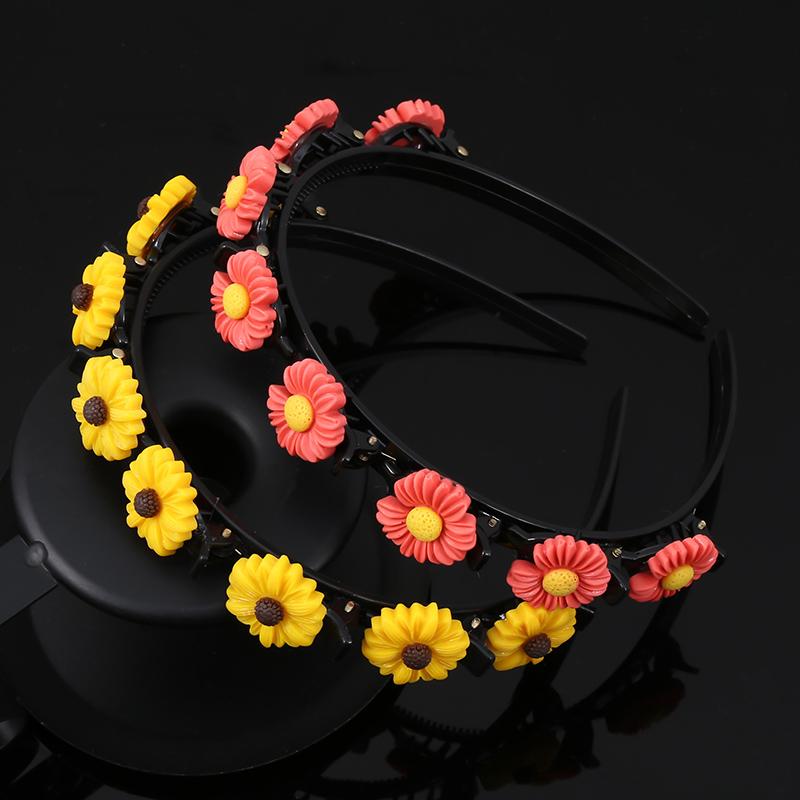 Băng Đô Cài Tóc Đính Nơ Hoa Cho Bé Gái