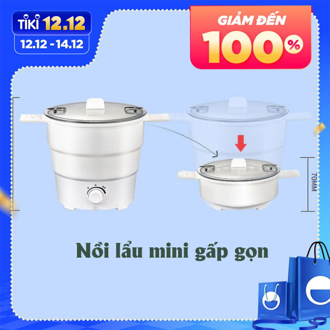 Nồi điện Gấp Gọn du lịch !!