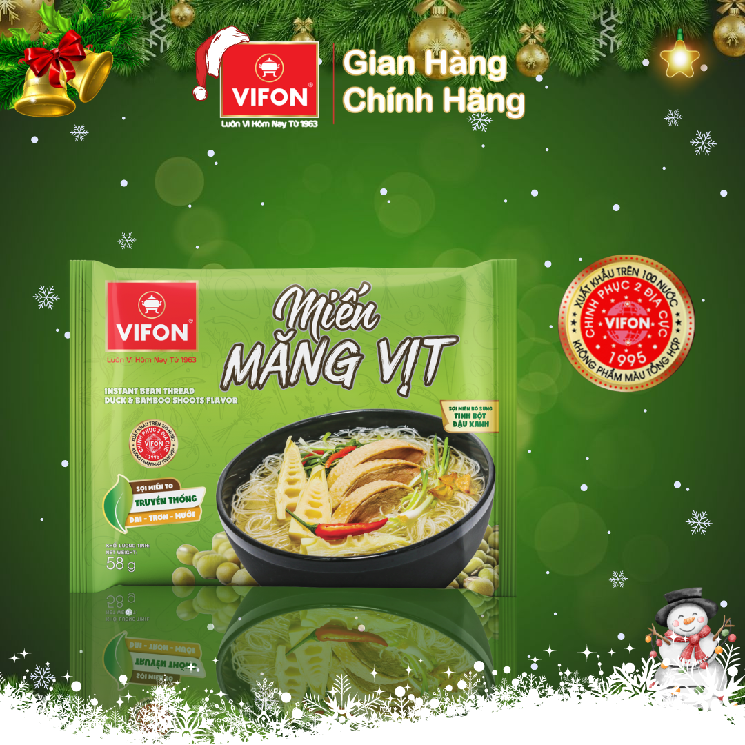 Thùng 24 Miến Măng Vịt VIFON (58g / Gói)