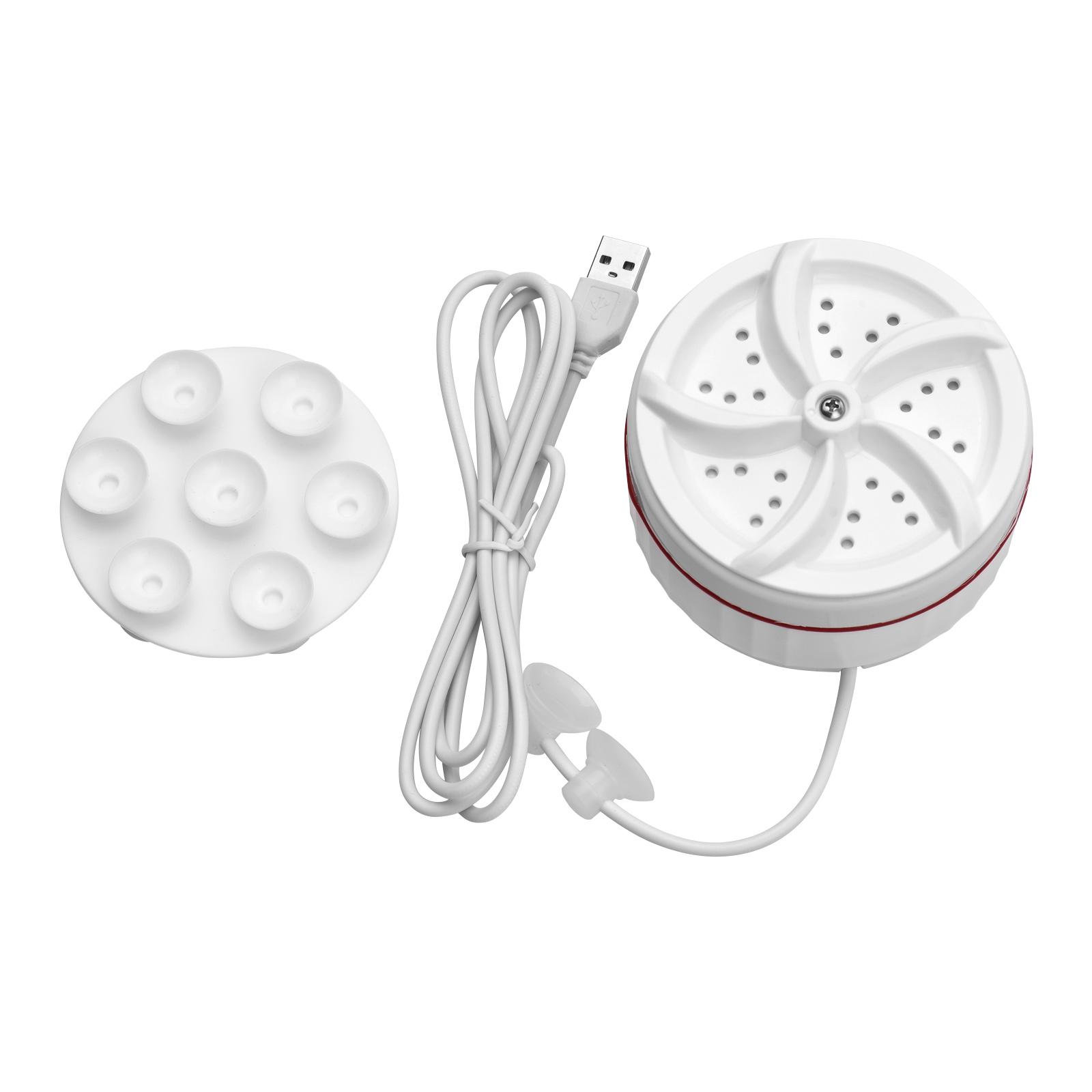 Máy giặt siêu âm Turbo mini di động với cốc hút nguồn điện USB cho chuyến công tác, du lịch, tại nhà