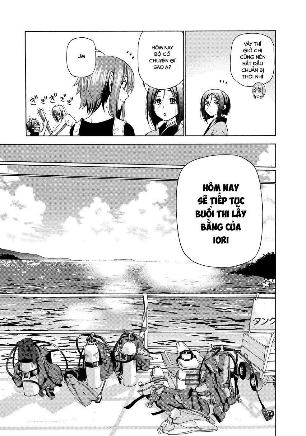 cô gái thích lặn - grand blue chapter 28 17