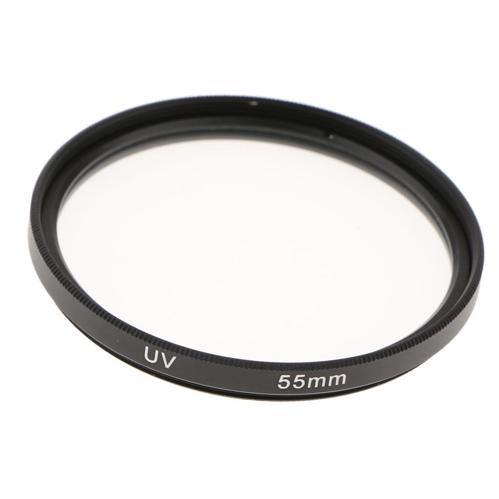 55mm UV Filter - Ultra Slim Multi Coated Ultraviolet Protection Lens Filter for Canon Nikon Sony DSLR Lens