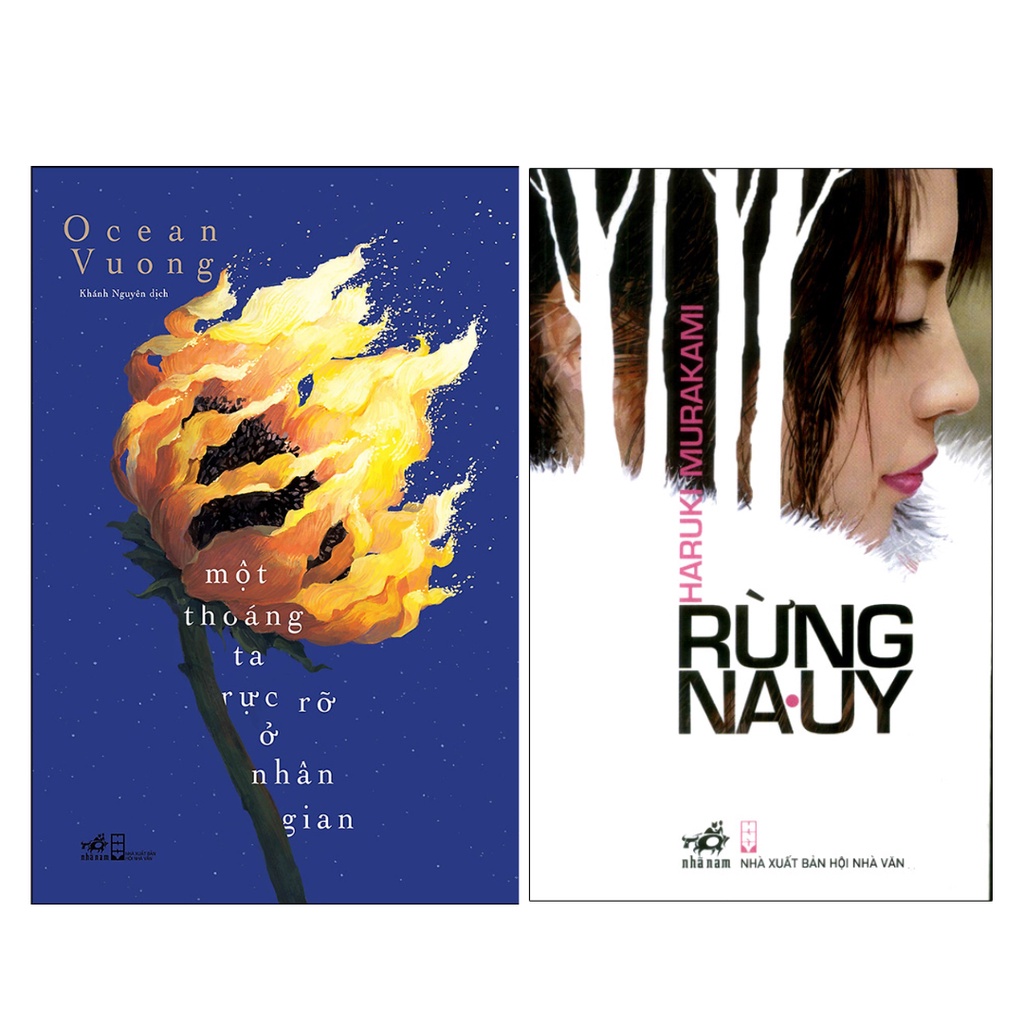 Sách - Combo 2Q Rừng Nauy + Một Thoáng Ta Rực Rỡ Ở Nhân Gian-NN-MK