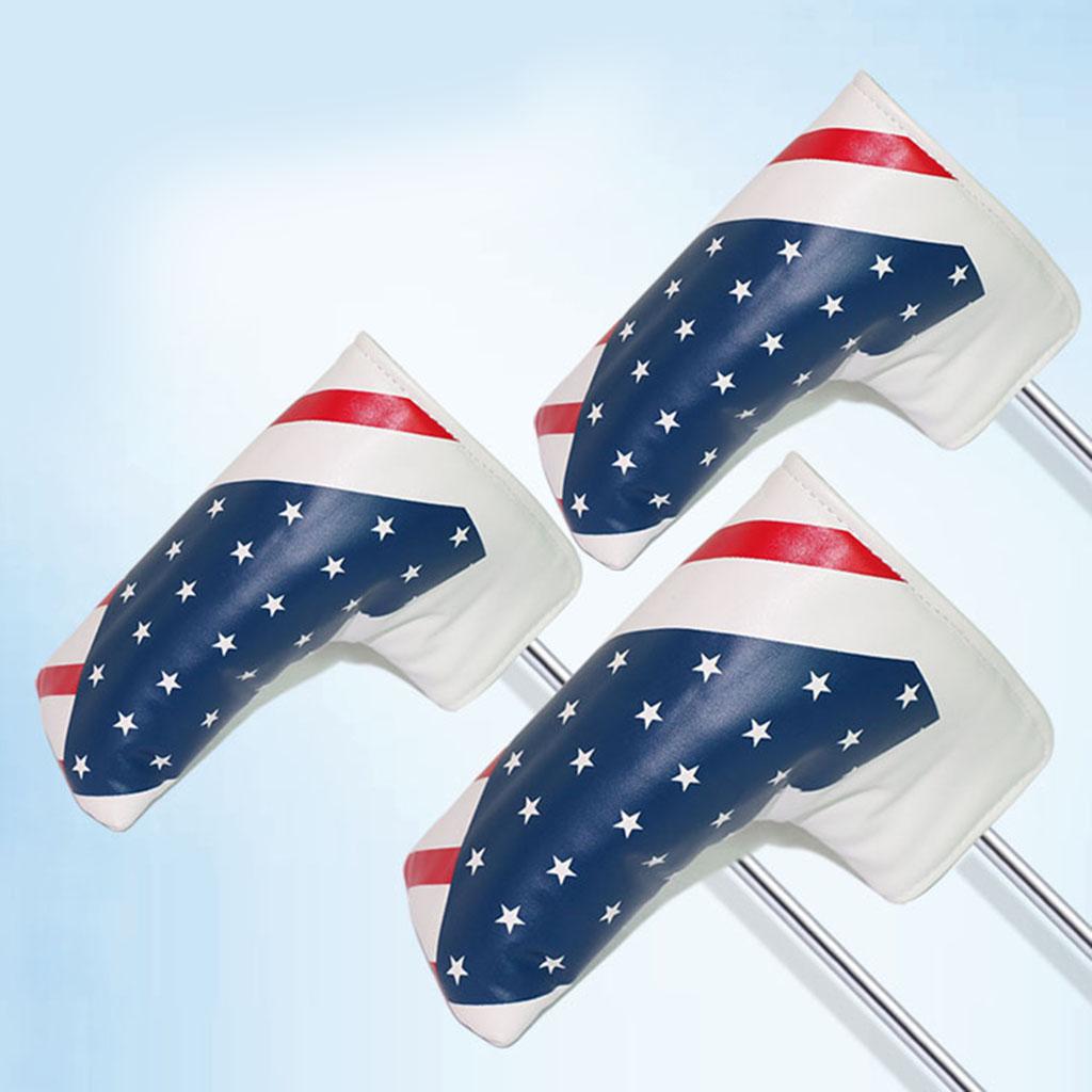 Magnetic Golf Club Headcover Blade Head Cover Protector Putter