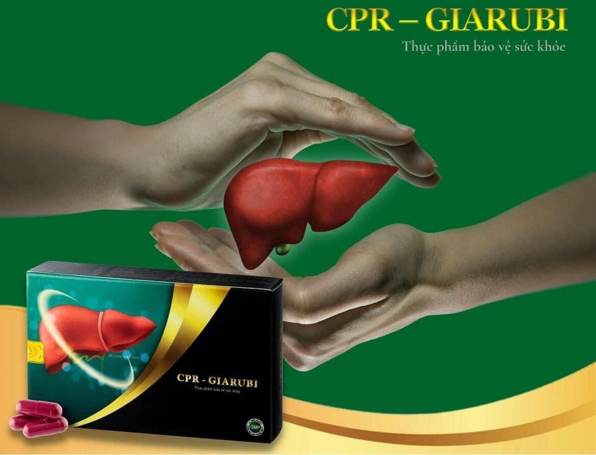 CPR - GIARUBI - Giảm Tác Hại Của Rượu Bia - Hỗ Trợ Mát Gan, Giải Độc Gan