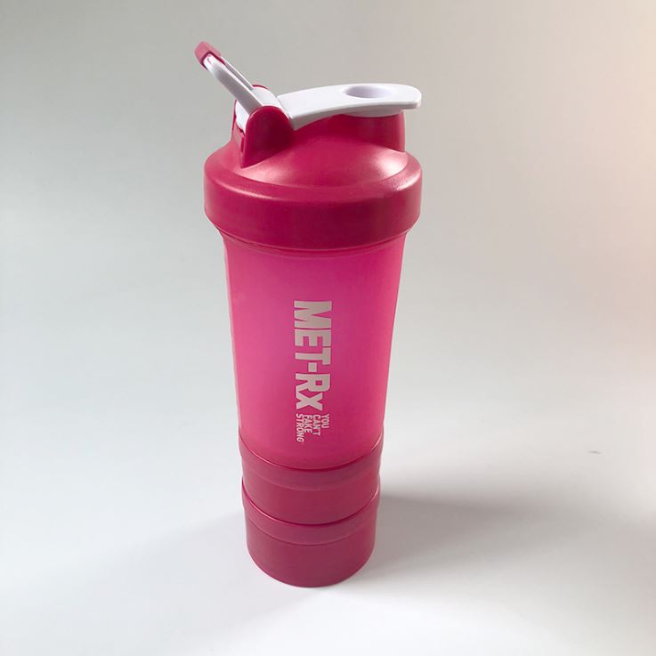 Bình Lắc Shaker, Bình Nước Gym, Bình Thể Thao Cho Gymer 4 in 1 (500ml) - Hàng Chính Hãng Amalife