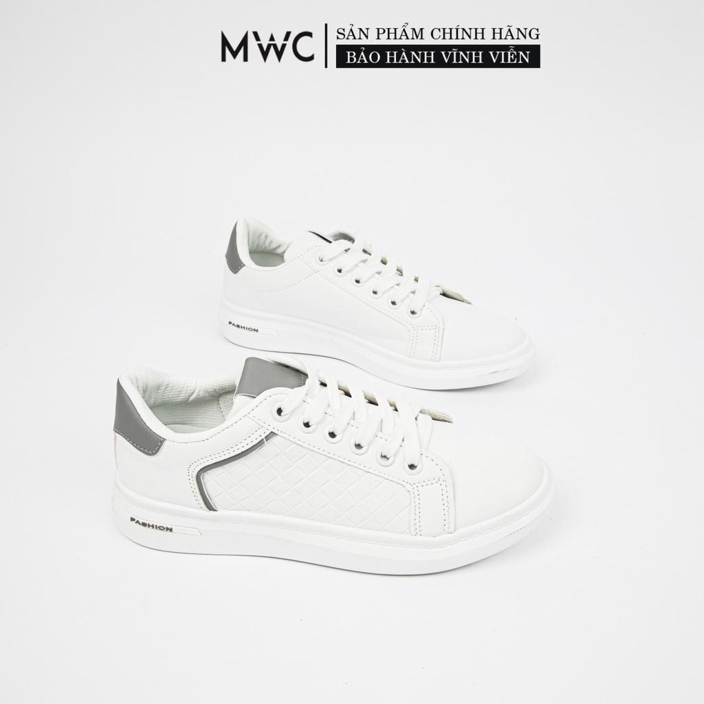 Giày Thể Thao Nữ thời trang MWC giày sneaker da đế thấp phối màu siêu HOT NUTT- 0578